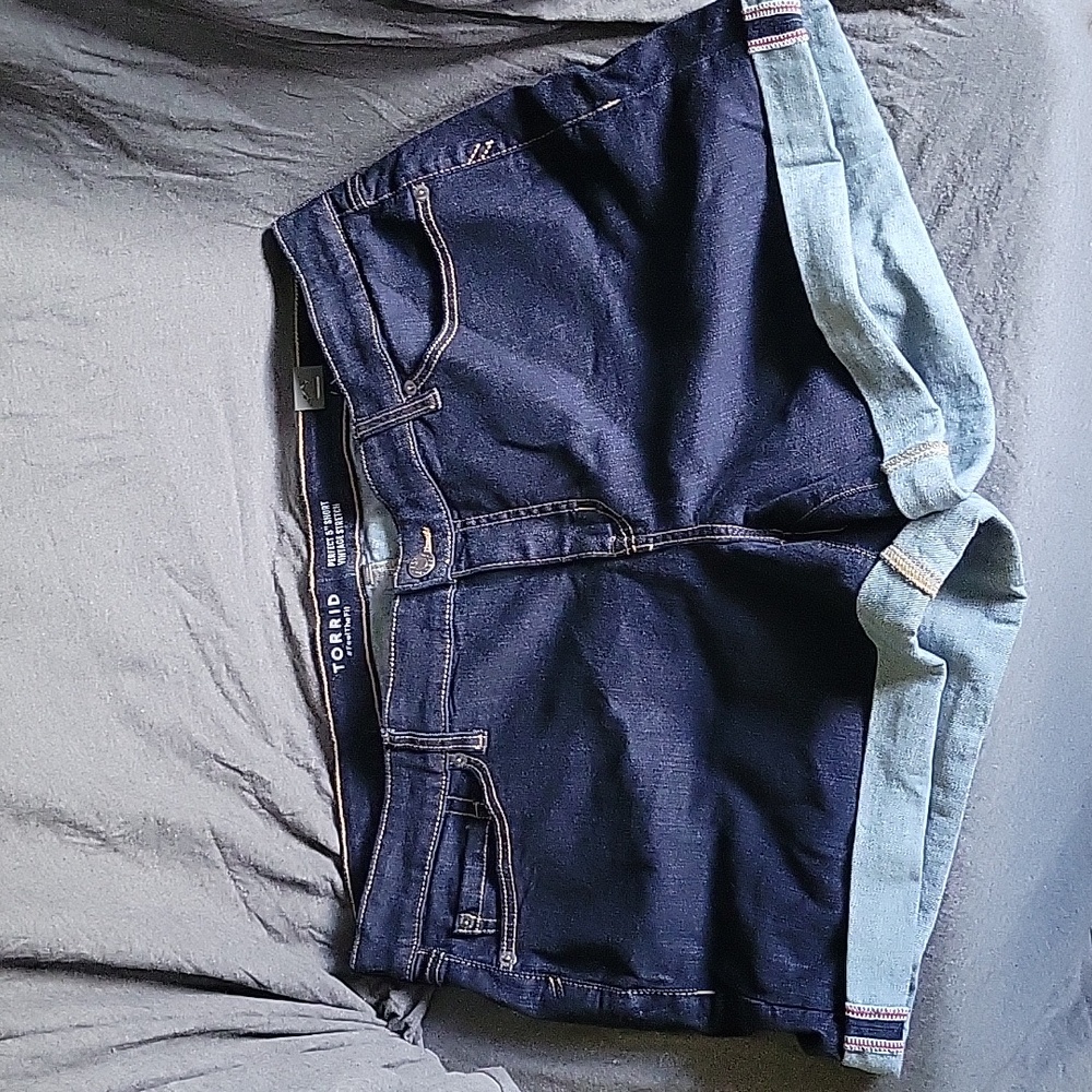 Torrid Blue Jean Shorts